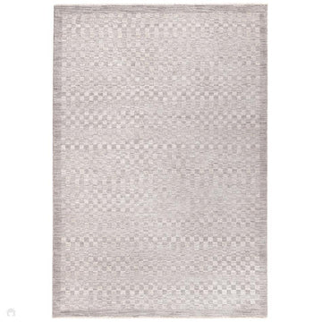 Laurent LA02 Modern Abstract Space-Dyed Tonal Textured Soft-Touch Durable Fine Yarn Polyester Low Profile Dense Short Pile Light Grey/Charcoal Grey/Cream Rug-Asiatic Carpets-Rug Love - The Most Loved Rug Store